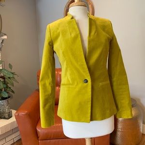 Velvet Marigold Blazer